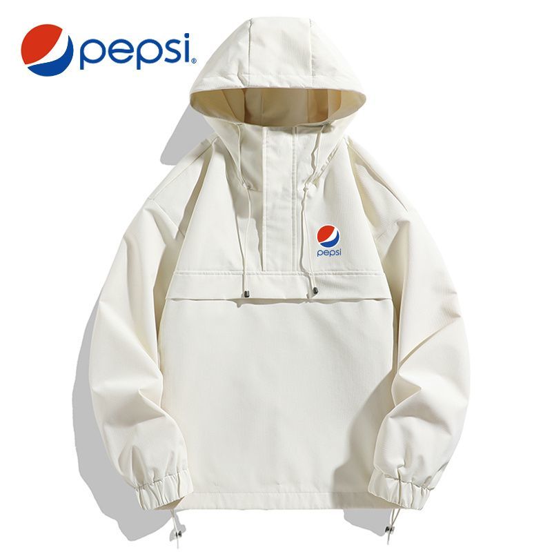 PEPSI セットアップ パーカー+パンツ ブラック/ホワイト/カーキ<A291>