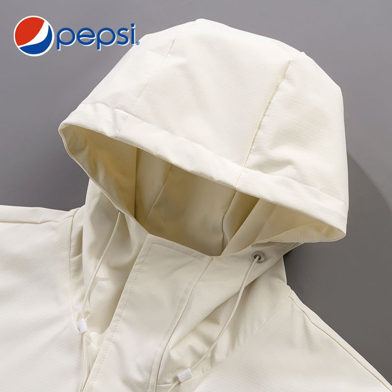 PEPSI セットアップ パーカー+パンツ ブラック/ホワイト/カーキ<A291>