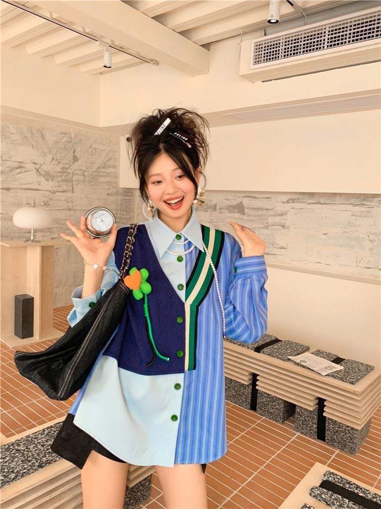 超人気 ファッション 個性派 上質 シャツins-6398