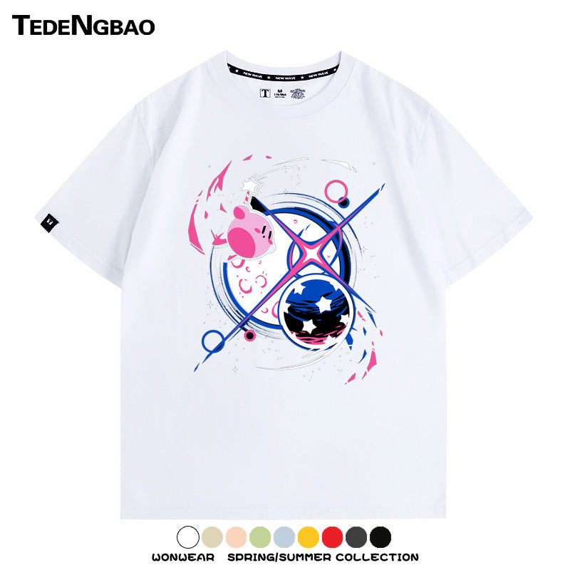 スウィート 売れ筋   おすすめ プリントロゴ 半袖 Tシャツ-A2616