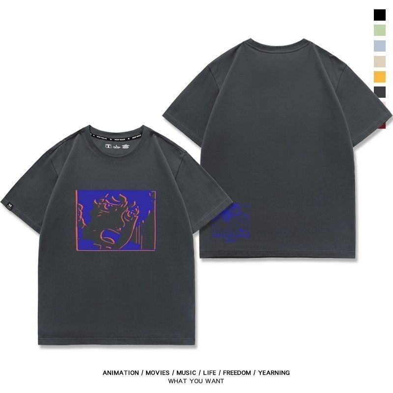 今季マストバイ  好感度UP  売れ筋   おすすめ プリントロゴ 半袖 Tシャツ-A2564