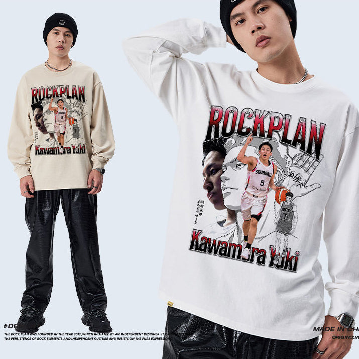 流行新作 目を奪われる  スタイルアップ  カジュアル プリント 3色  パーカー -A1498