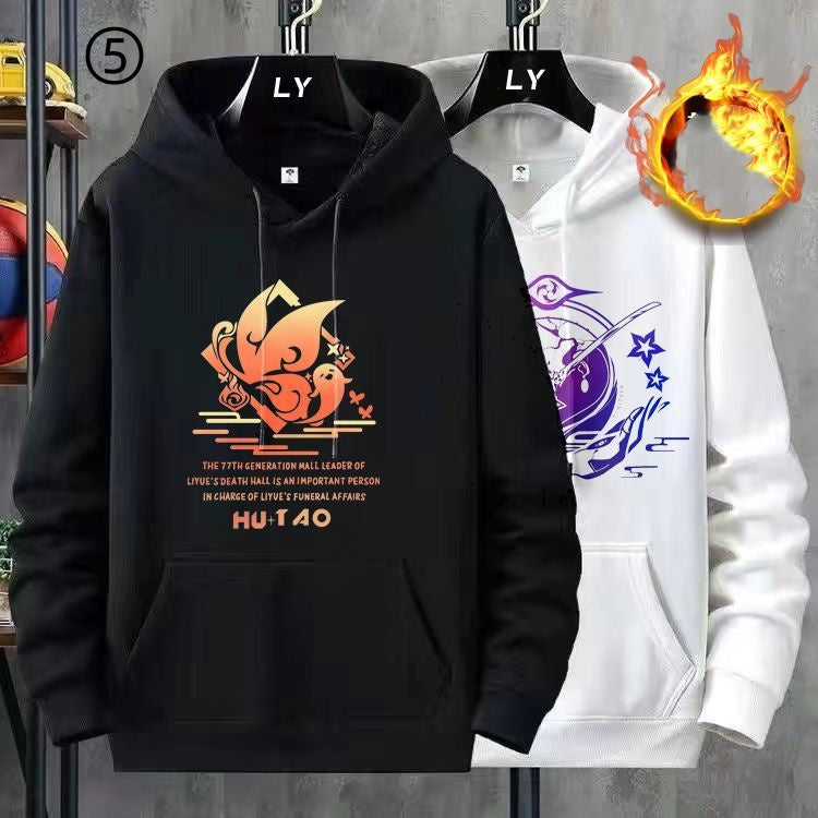 【裹起毛】好感度UP 今季マストバイ 美人度アップ パーカー-A1969