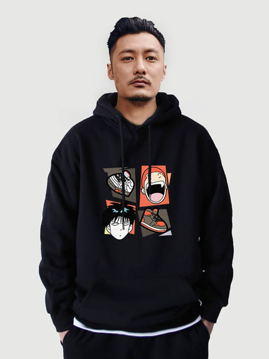 主役級の存在感！スタイルアップ効果抜群 カジュアル プリント 2色  パーカー -A1444