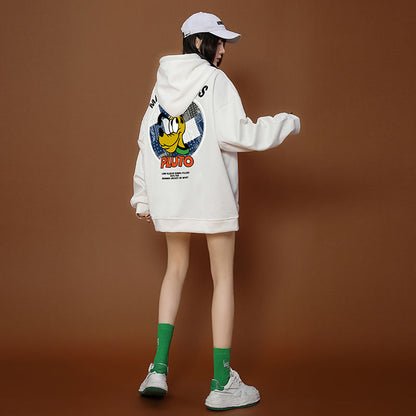 絶対欲しい カジュアル ルーズ ロゴゆったりフード付きパーカ全2色 - A771