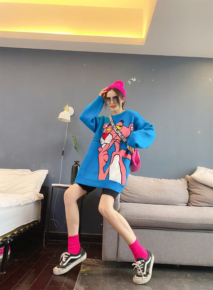 絶対流行  個性派 上質セーターE-5809