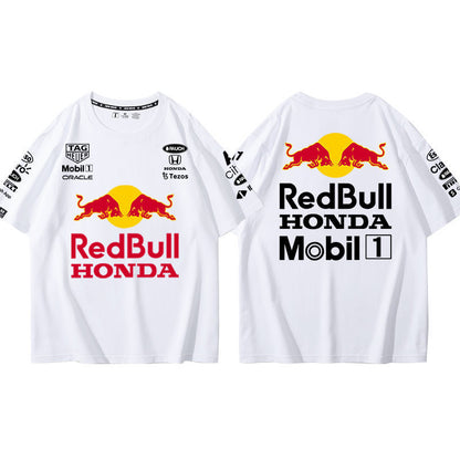大活躍 海外トレンド10色選べる レーシングスーツ半袖Tシャツ -A704