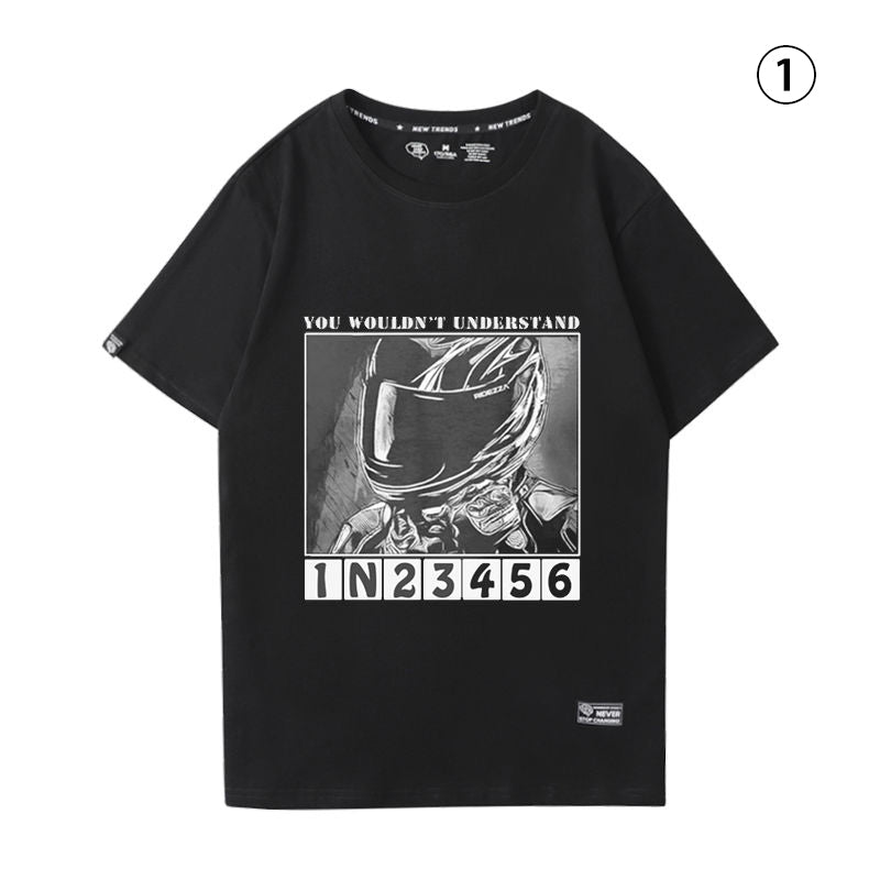 話題沸騰中 カジュアル プリント 半袖Tシャツ-A809