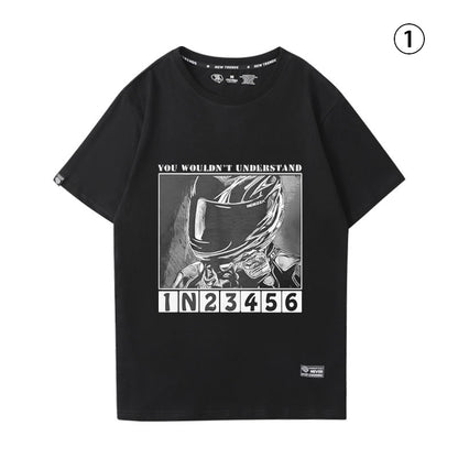 話題沸騰中 カジュアル プリント 半袖Tシャツ-A809