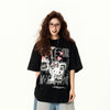 オーバーサイズ プリント 半袖 Tシャツ F-13549