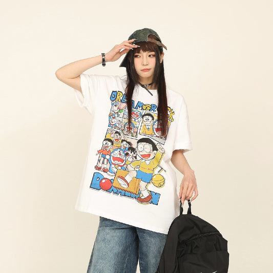 大流行新作 カジュアル シンプル プリント Tシャツ F-13510