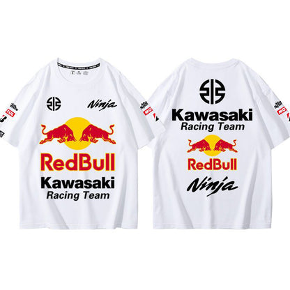 新作 上品 9色選べる レーシングスーツTシャツ半袖  A705