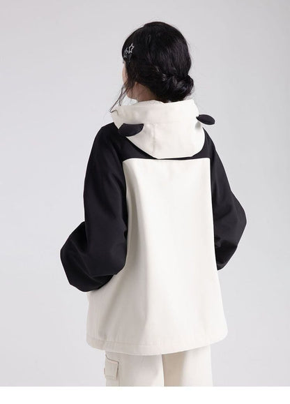 超人気商品 マウンテンジャケット全2色 パンダロゴ 男女兼用 コート E-4794