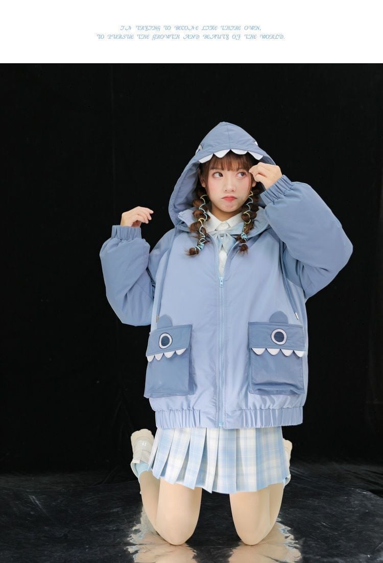 【半額！期間限定！！】大人可愛い スタイルアップ ファッション 2色選択 フード付きジッパーコート E-10037