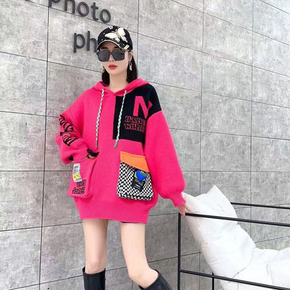 早い者勝ち 個性派 ファッション キュート 長袖 セーターE-10101