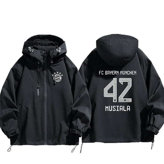 絶対欲しい  防寒  撥水加工 バックビッグロゴ 男女兼用 3色展開 マウンテンパーカー E-12777