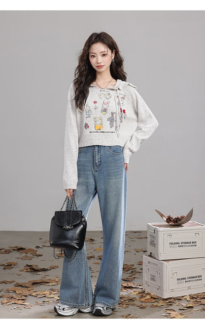 都市ファッショ オシャレデザイン 可愛い  スウェットiEf-10194