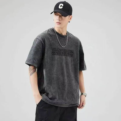 デザイン性抜群 カジュアル 半袖 Tシャツ E-80065