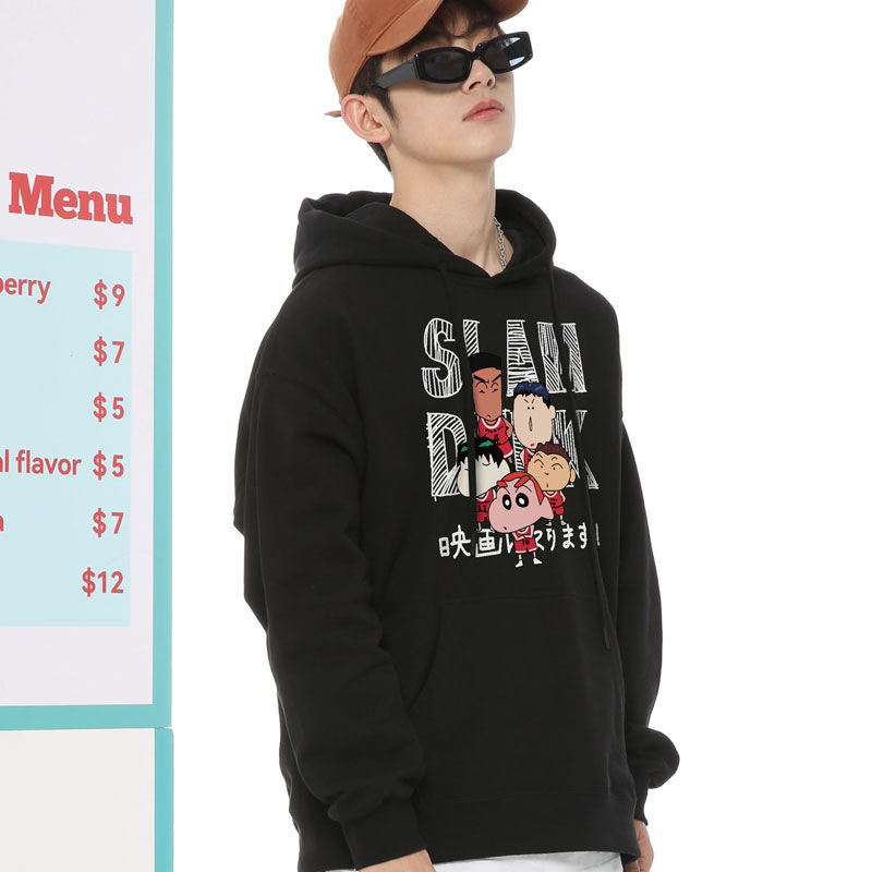 存在感抜群 トレンドアイテム  個性的なデザイン カジュアル プリント 3色 2種選択可 パーカー -A1487