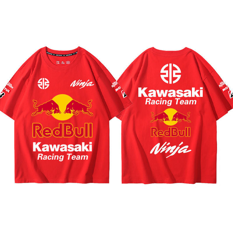 新作 上品 9色選べる レーシングスーツTシャツ半袖  A705