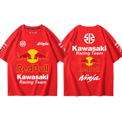 新作 上品 9色選べる レーシングスーツTシャツ半袖  A705