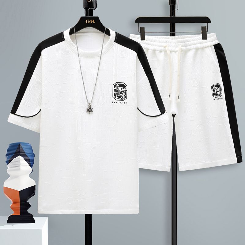 男女兼用 カジュアル スポーツ Tシャツ & ショーツ セットアップ E-80004