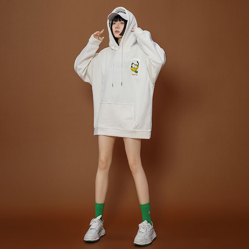 絶対欲しい カジュアル ルーズ ロゴゆったりフード付きパーカ全2色 - A771