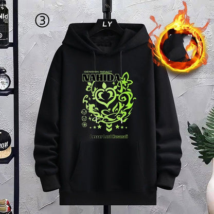 【裹起毛】好感度UP 今季マストバイ 美人度アップ パーカー-A1969