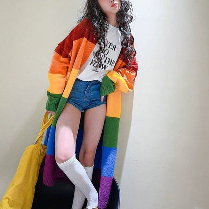 美人度アップ  長袖 切り替えカーディガンE-10145