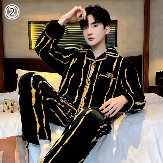 存在感抜群 ファッション トレンドアイテム 肌触り抜群 3種選択 サンゴフリース パジャマ E-9782