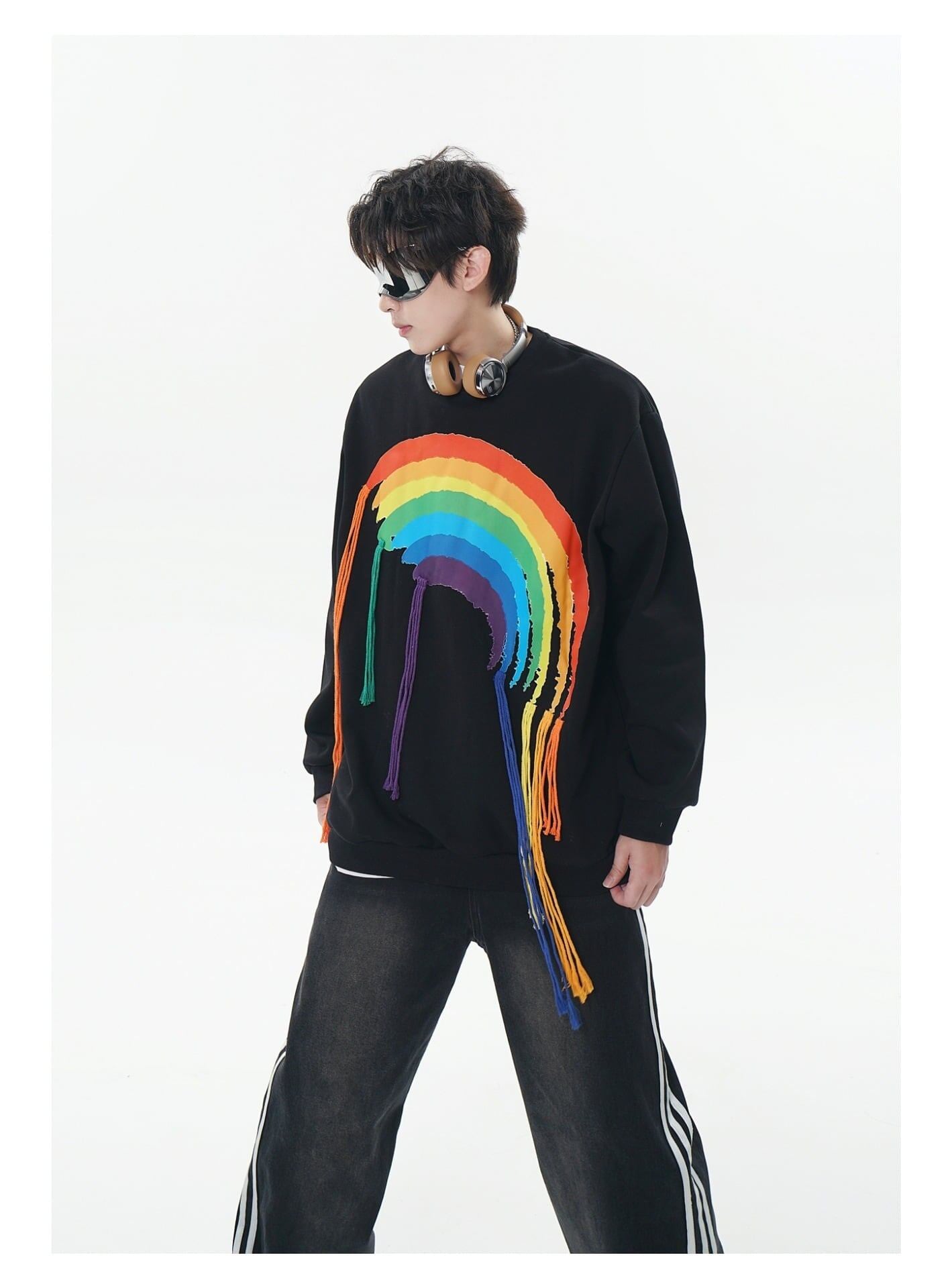 絶対流行 アバンギャルド 個性派 上質 スウェットE-6460