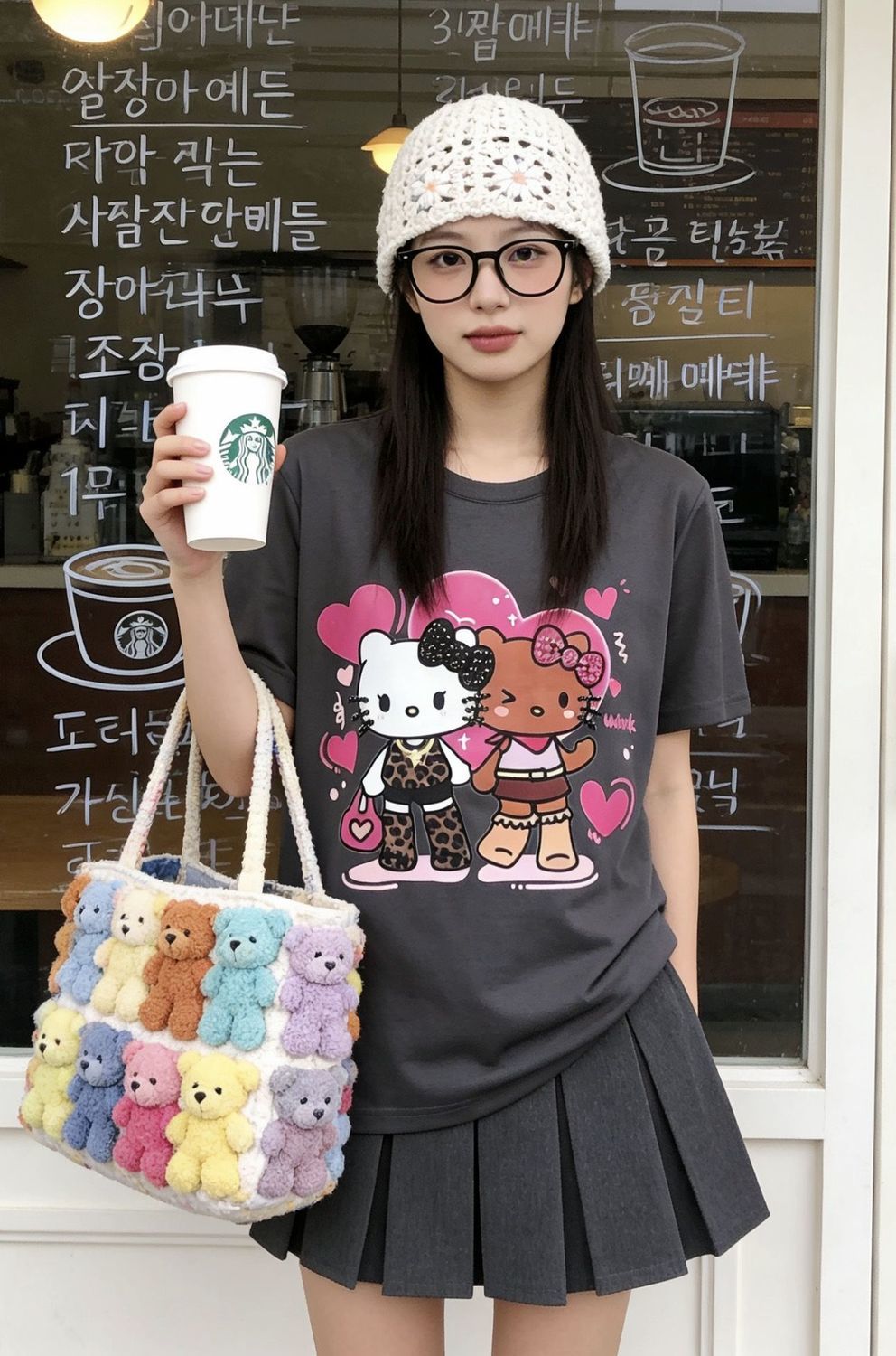 売れ筋 カジュアル プリント Tシャツ E-13472