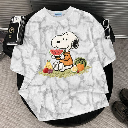 おしゃれ 快適 カジュアル ユニセックス 半袖トップス Tシャツ E-13075
