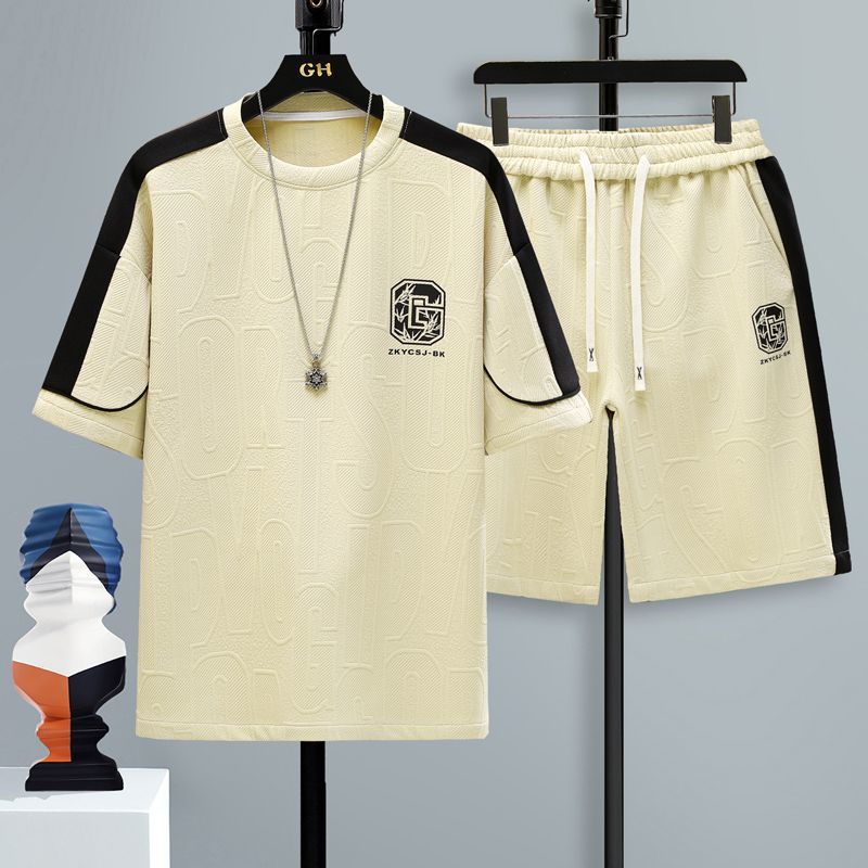 男女兼用 カジュアル スポーツ Tシャツ & ショーツ セットアップ E-80004