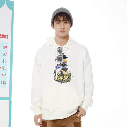 絶対流行 流行新作 目を奪われる  カジュアル プリント 3色 2種選択可 パーカー -A1488