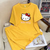 超人気 清涼感たっぷり プリント 全10色 ブラウス＋パンツ セットアップ-A1082