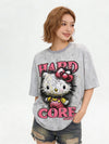 オーバーサイズ カジュアル プリント Tシャツ F-13543