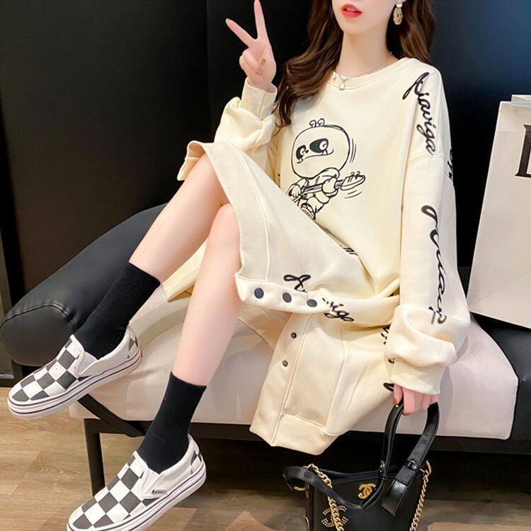 【裏起毛】大好評 ファッション 売り切れ必至 個性派 ルーズ 長スウェットE-6217