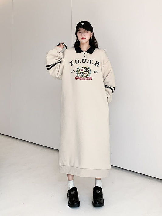 おすすめ 2色 プラスベルベット 長袖 ニット セーター E-10245