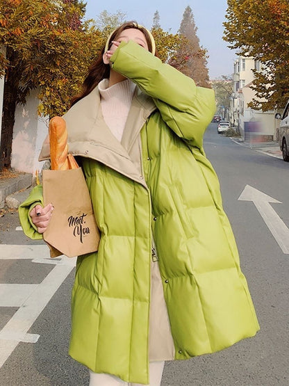 今季も大流行 スタイルアップ ファッション フード付きジッパーコート E-10318