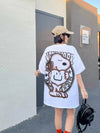 ファッショ プリント 半袖 Tシャツ E-13450