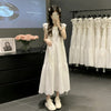 フレア ゆったり ロング ワンピース F-50118