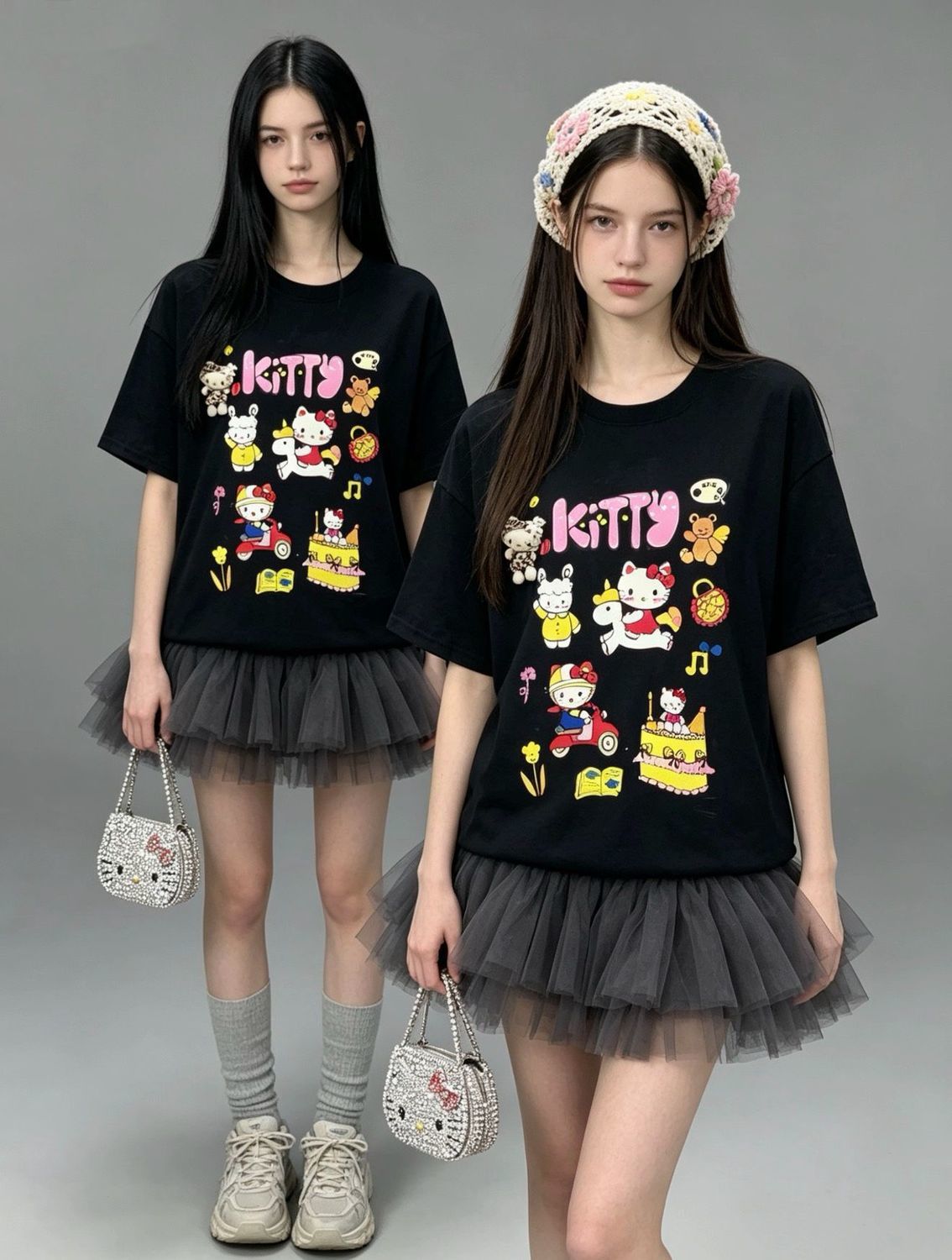 新作トレンド プリント カジュアル Tシャツ E-13470