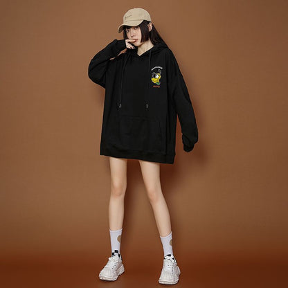 絶対欲しい カジュアル ルーズ ロゴゆったりフード付きパーカ全2色 - A771