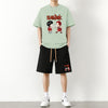 男女兼用 上質 カジュアル Tシャツ & ショーツ セットアップ E-13274