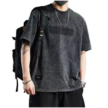 デザイン性抜群 カジュアル 半袖 Tシャツ E-80065