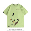 定番シンプル 着心地良い 目立つ  キュート ファッション 半袖 Tシャツ E-13101