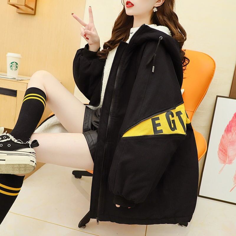 【裏起毛】 新作 大好評 ファッション ルーズ ダウンジャケットE-6209