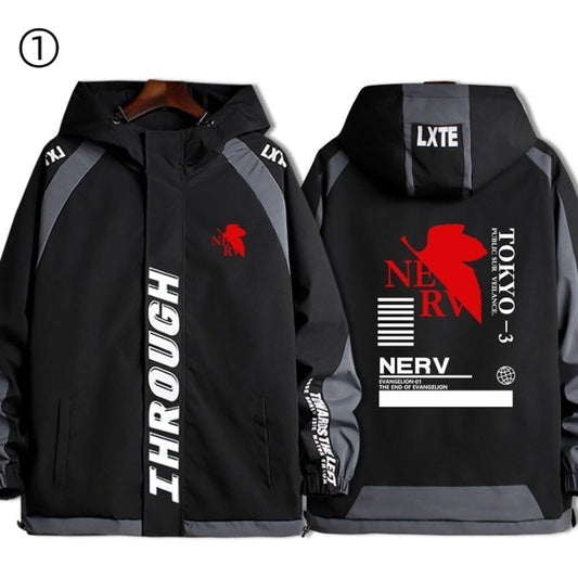 暖かい 防寒 撥水加工 全6色 　男女兼用 中綿ジャケットE-12569