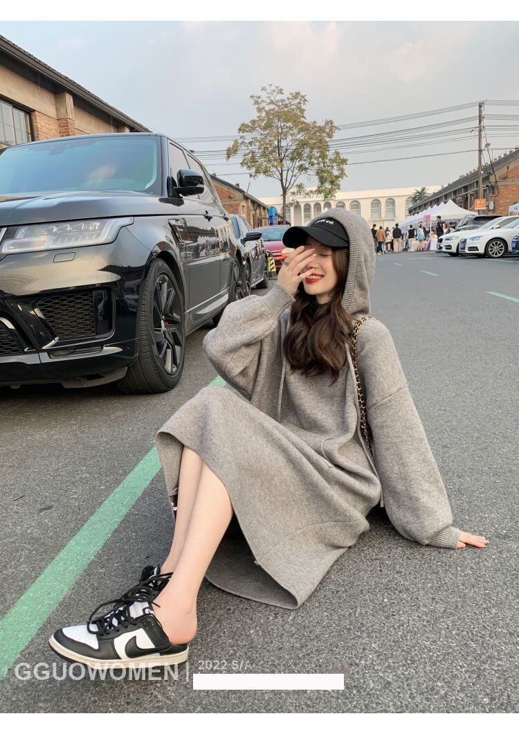 美人度アップ 4色 プラスベルベット 長袖 ニット セーター E-10217